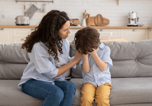 How do I deal with a 9 year-old who has tantrums?